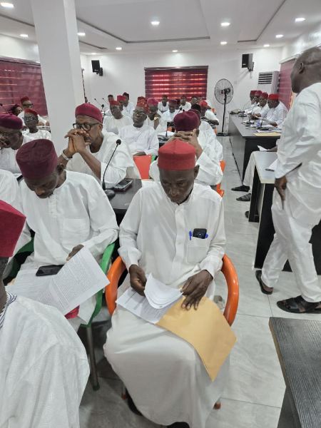 34th NEC Members at the Indiction